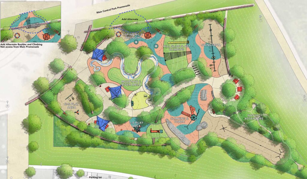 Stapleton Central Park Playground Russell Mills Studios