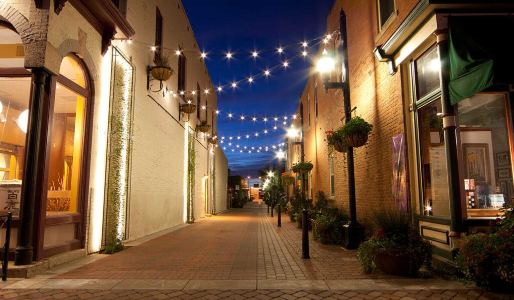 Fort Collins Downtown Alley Enhancements Old Firehouse Alley